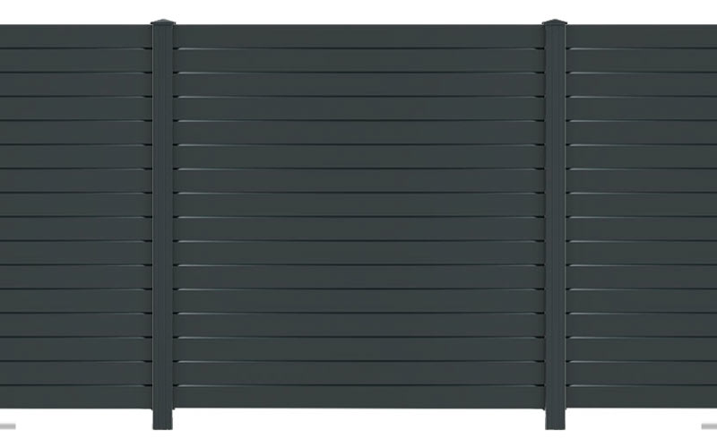 VIDUAL pure 100 Zaunpakete mit 72/72 Pfosten