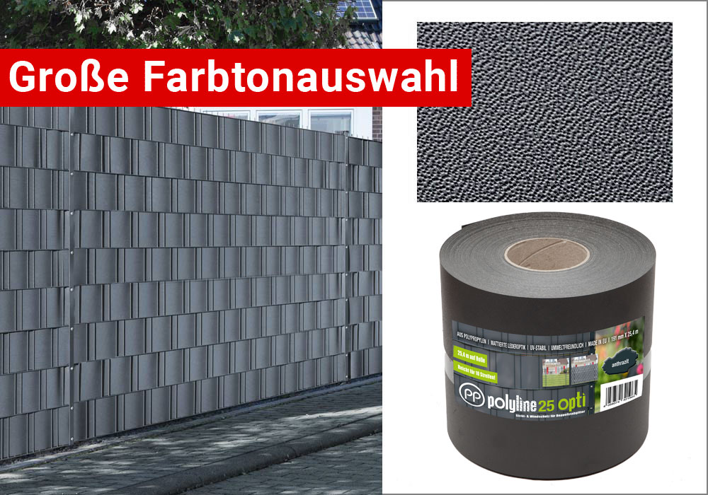 Sicht- und Windschutz Rolle |PP| polyline 25/50 opti 