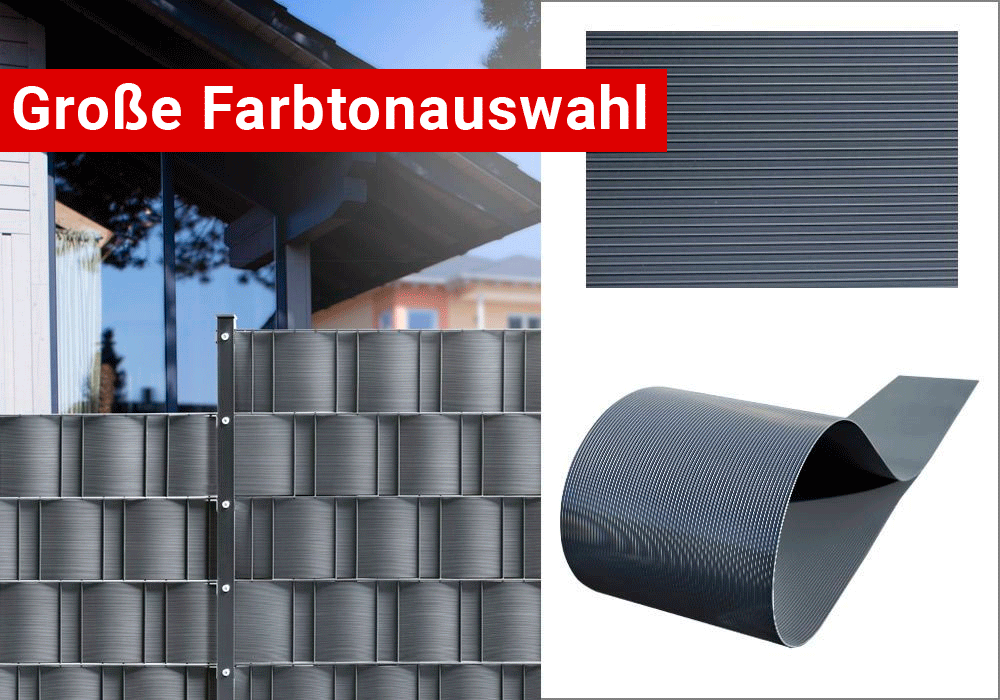 Sicht- und Windschutzstreifen |PP|polyrelief opti