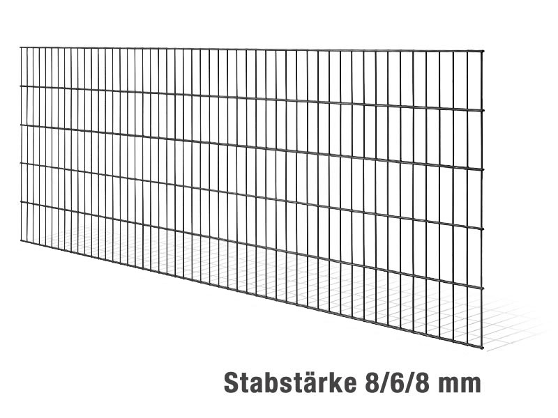 twin-wire mesh MORITZ SO | galvanized according to DIN EN10244 | without tops