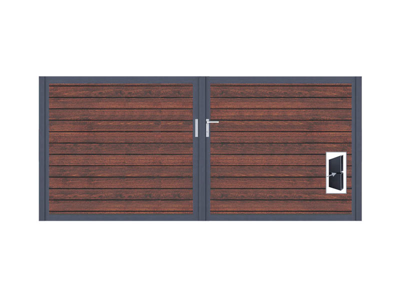 VIDUAL Swing Pure 100 Double-Leaf Gate