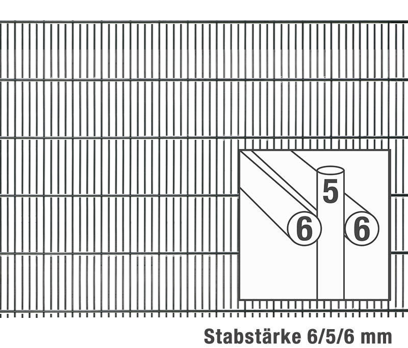twin-wire mesh MORITZ 25 | hot-dip galvanized DIN EN1461 | mesh size 25/200 mm
