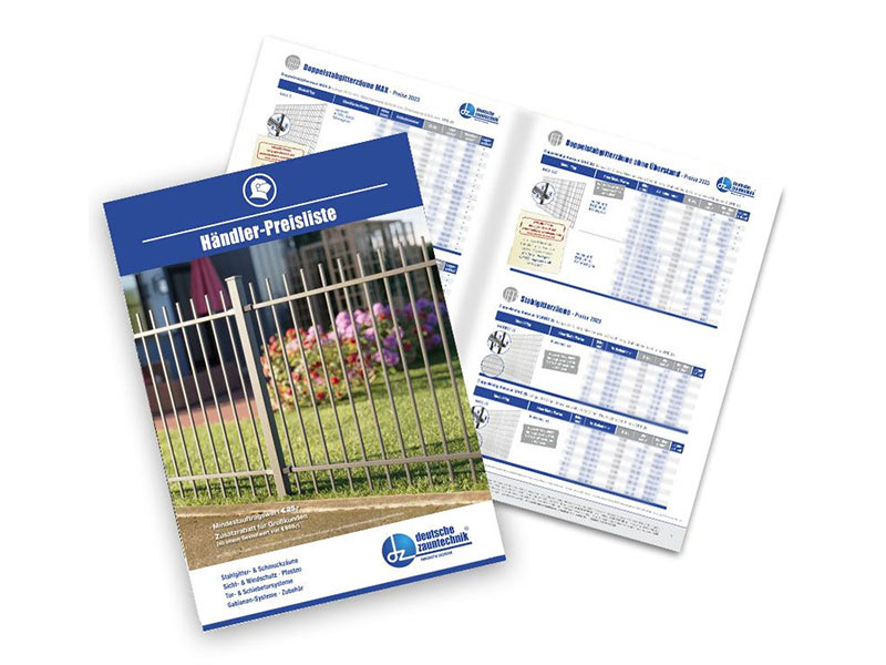 Preisliste Standardprogramm | WPLSTD2024
