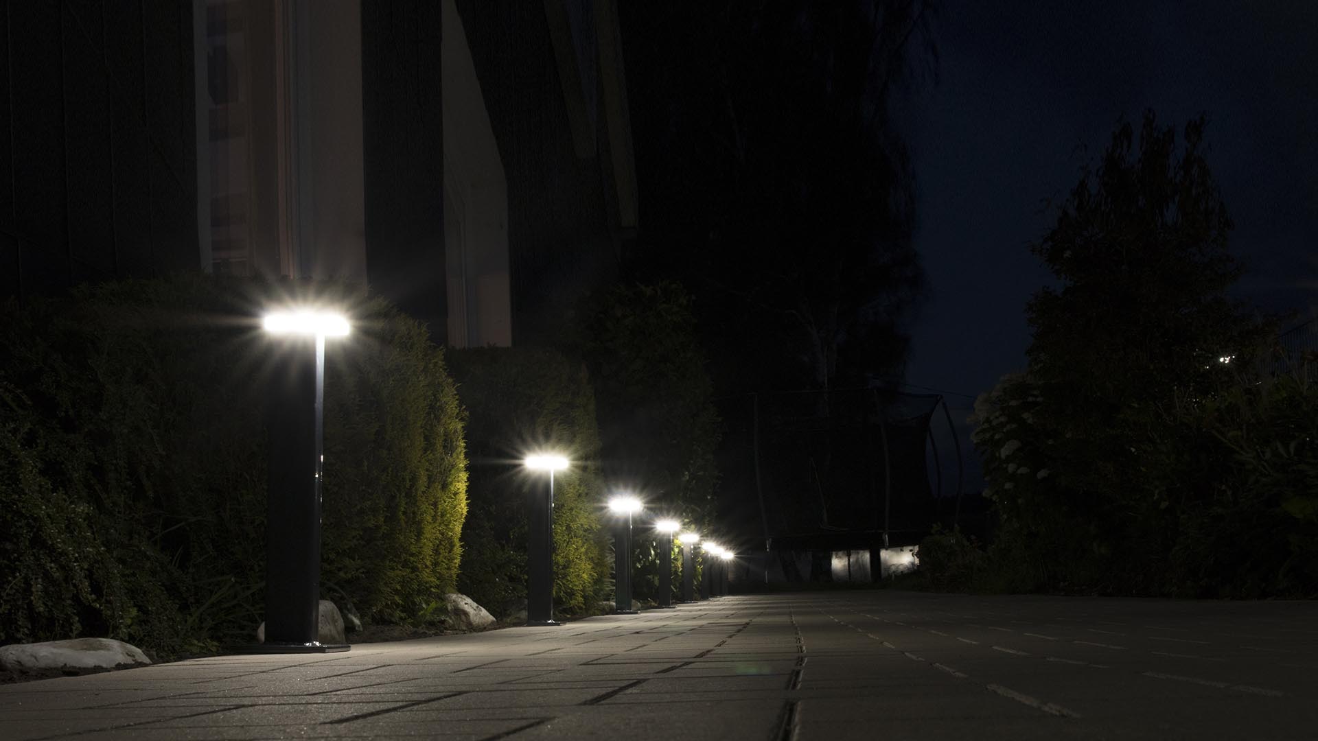 LED Fence Lighting and Transformer Set | 60 x 40 mm | anthracite | 1 ...